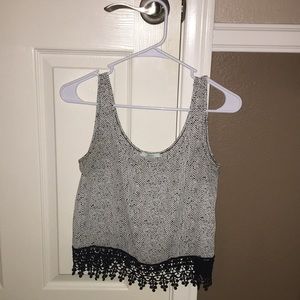 Black and White Tank Top